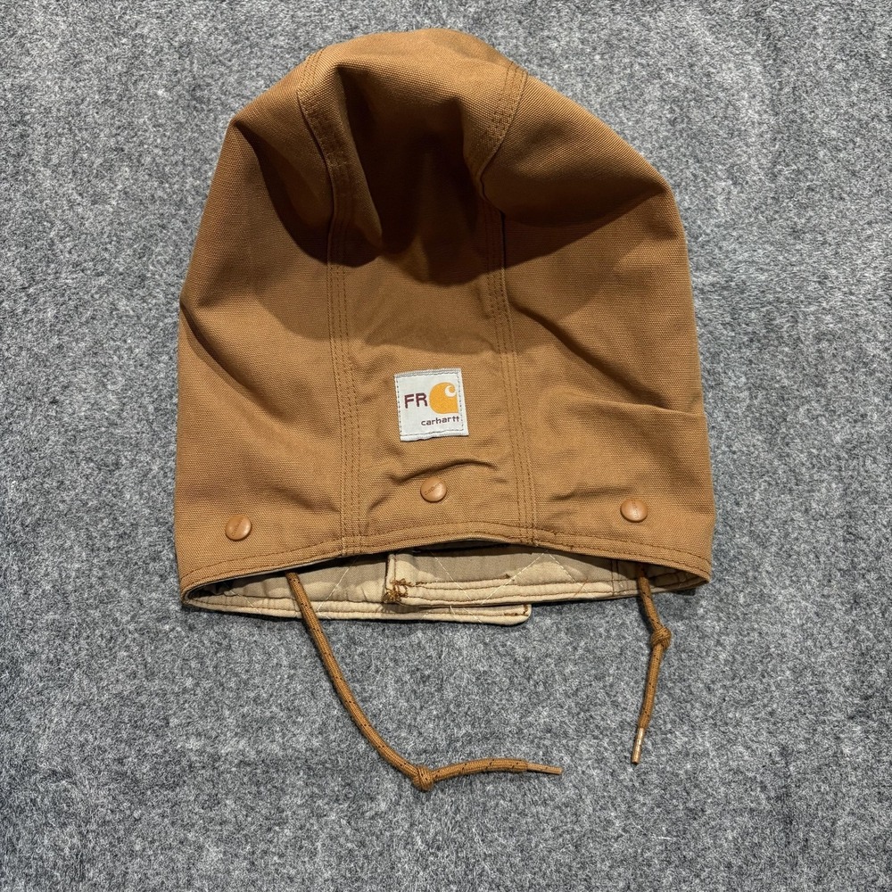 Carhartt FR Hat Hood Trapper Strap Back Mens One Size Brown FRA65 BRN‎ Work